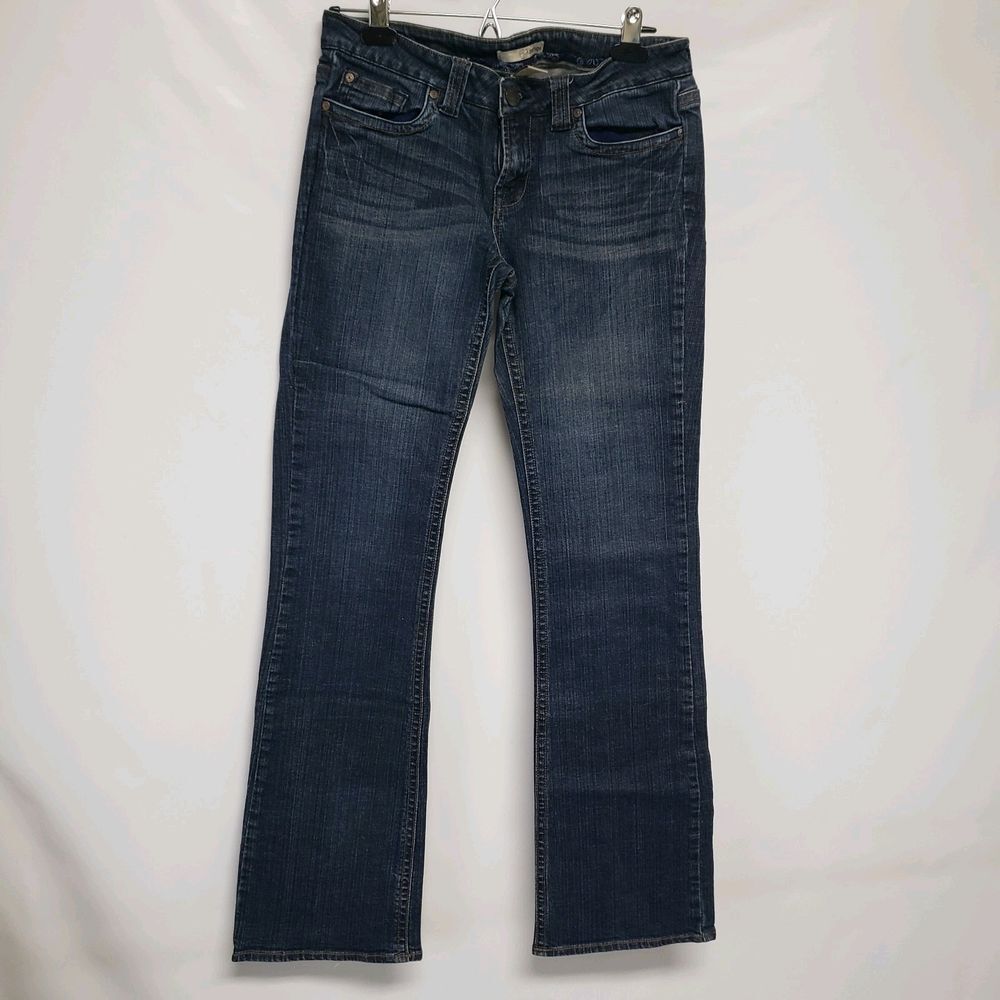 Refuge Dark Wash Denim Blue Jeans Junior RN 101331 Skinny Boot Cut Straight Sz 9